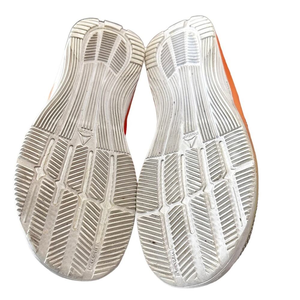 Reebok CrossFit. Gray orange running shoes. Size 8 - Picture 3 of 9